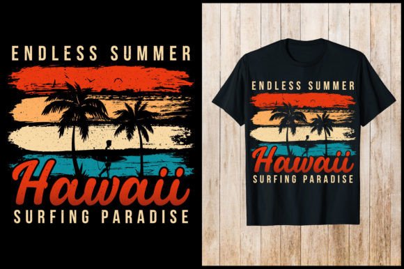 Hawaii Endless Summer Retro T-Shirt