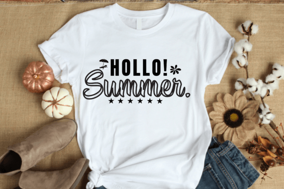 Hello Summer-Creative T-shirt Design