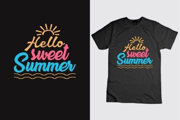 Hello Sweet Summer T-shirt 2022 Graphics