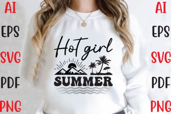 Hot Girl Summer Graphics for T-Shirt Designs