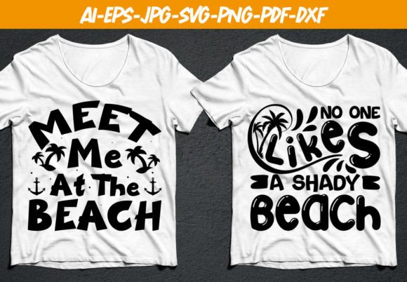 Hot Summer Meet Me at the Beach T Shirt Graphics