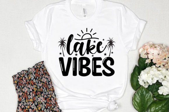 Lake Vibes Summer SVG T-Shirt Design