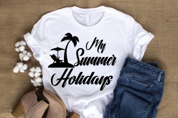 My Summer Holidays-SVG Vector Design