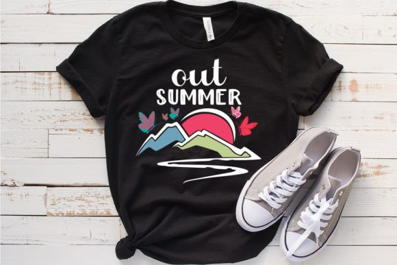 Out SUMMER: Graphics for T-Shirt Designs