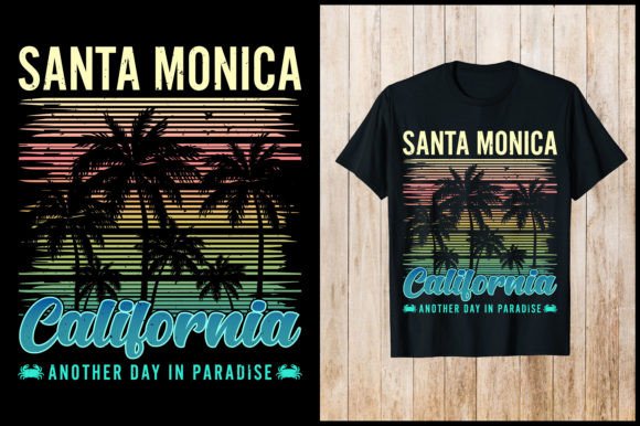 Santa Monica California Summer T-Shirt