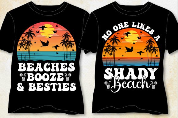 Summer Beach T-Shirt Design Graphics