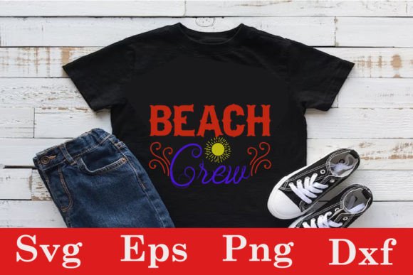 Summer Day Svg Design, Beach Crew