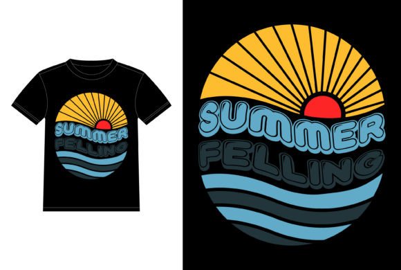 Summer Feeling Vintage Summer Vibes Graphics