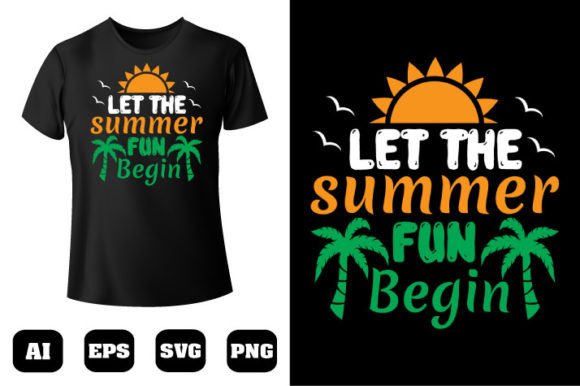 Summer Fun Graphics for T-Shirt Designs