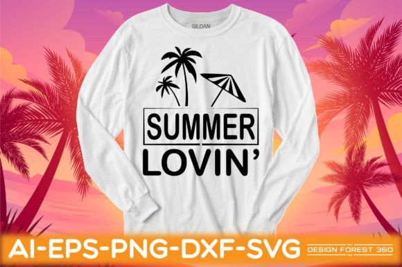 Summer Lovin’ Graphics for T-Shirt Designs