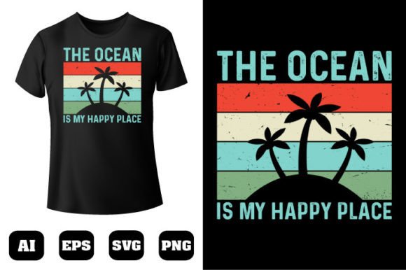 Summer Ocean Graphics for T-Shirt Designs