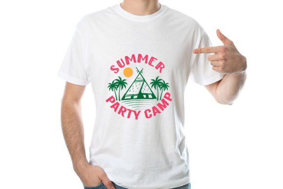 Summer Party Camp Graphics & T-Shirt Designs