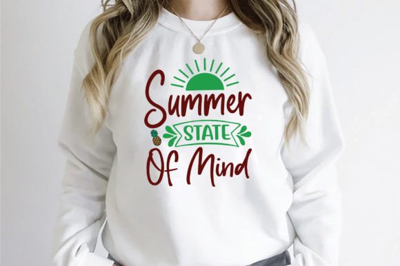 Summer State of Mind Graphics for T-Shirt Designs