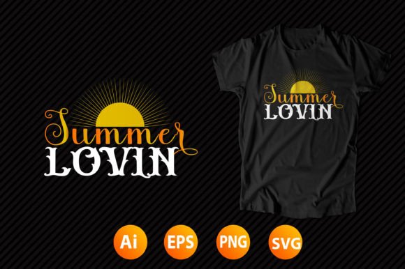 Summer T-shirt Design 06: Graphics & T-Shirt Designs