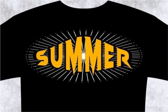 SUMMER T-shirt Design Graphic, SVG