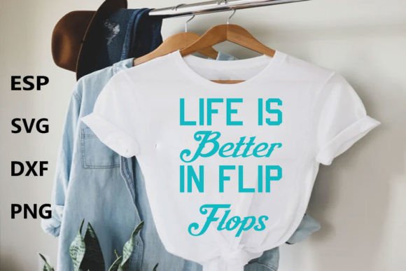 Summer T-shirt Design, Life Is Better