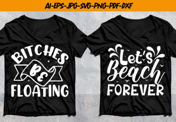Summer T Shirt Design Typography Svg