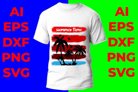 Summer Time Graphics and T-Shirt Designs
