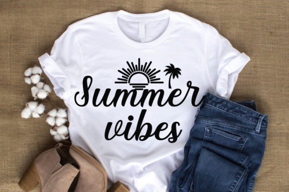 Summer Vibes-SVG Design: Graphics for T-Shirt Designs