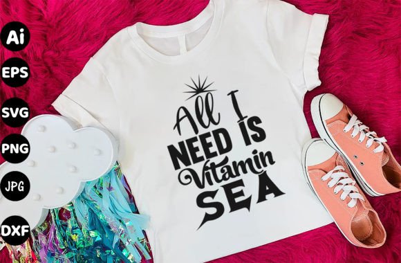 Svg Summer T Shirt Design for Graphics and Crafts