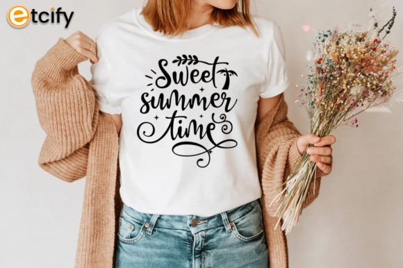 Sweet Summer Time Svg Tshirt Graphics