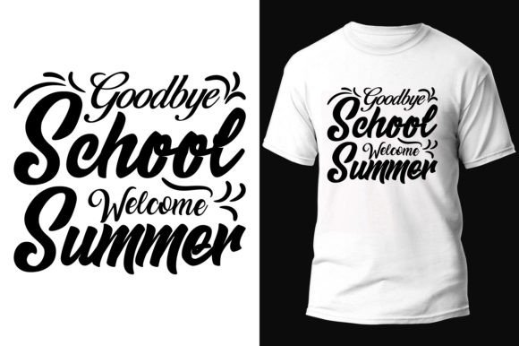 Welcome Summer SVG T-Shirt Design